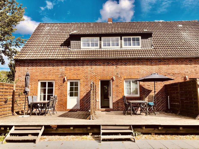 Ferienwohnung in Großenbrode - Am Kai 17 - Außen - Terrasse links