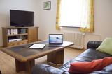 Ferienwohnung in Rüting - Urlaub mit Hund bei Anders - Wohnzimmer mit 2 Sofas