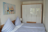 Ferienwohnung in Dahme - Meyer - Schlafzimmer mit Doppelbett