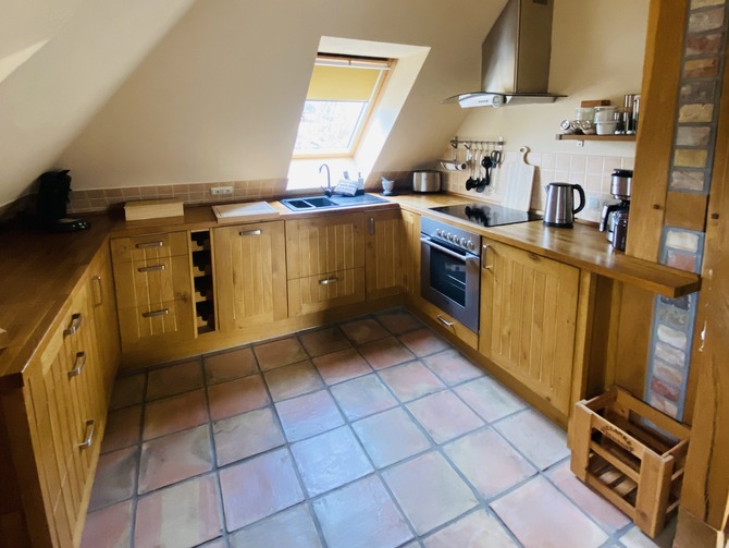 Ferienwohnung in Ribnitz-Damgarten - Zwischen Bodden & Ostsee - Küche-Geschirrspüler