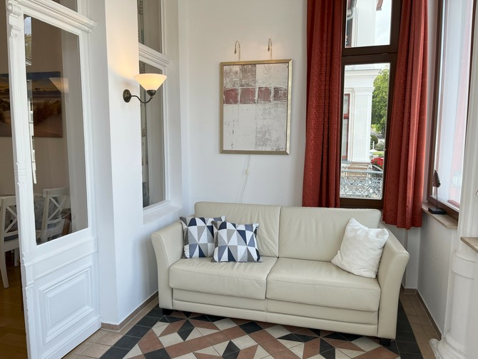 Ferienwohnung in Ostseebad Heringsdorf - Villa Kramme - Veranda