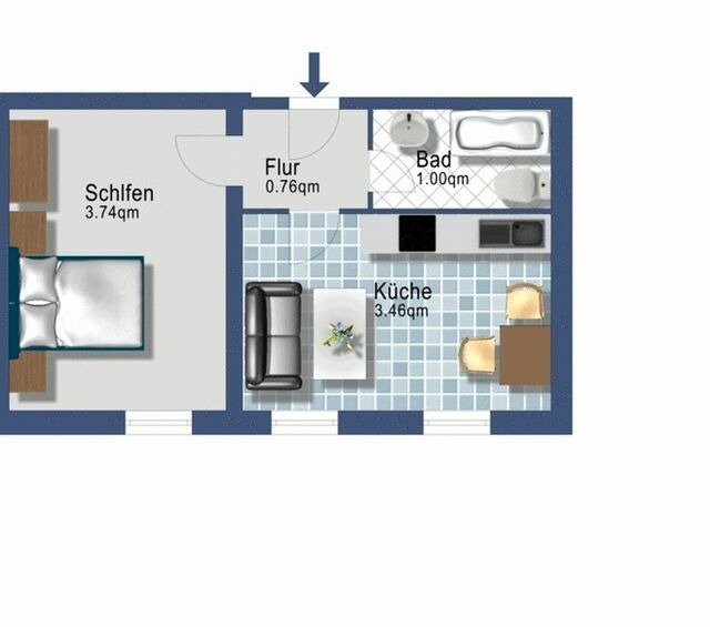 Ferienwohnung in Rabenkirchen-Faulück - Schleiblick App. 11 - Bild 7