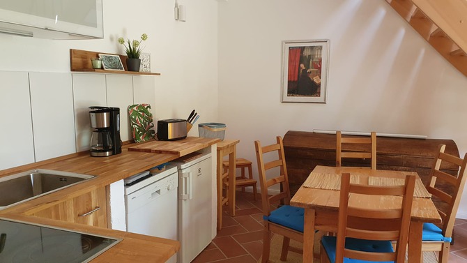 Ferienwohnung in Satjendorf - Ferienwohnung Gries-scher Hof - Wohnküche