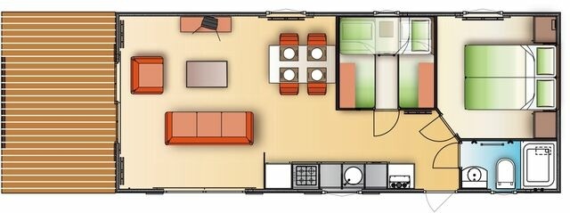 Ferienhaus in Schwedeneck - Haus 5 - Bild 8