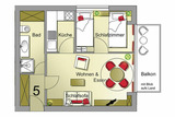 Ferienwohnung in Dahme - Am Brook 16 Whg. 5 - Bild 9