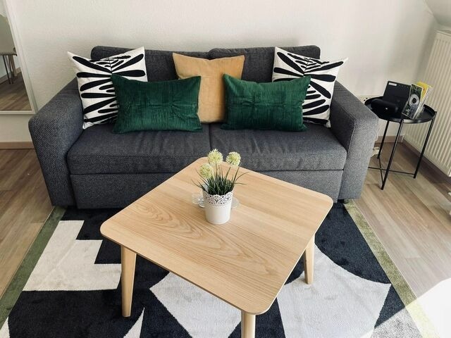 Ferienwohnung in Gustow - Ferienwohnung "Nils Holgerson" mit Balkon zwischen Strand, Wald & Wiese im Südosten der Insel Rügen! - Bild 3