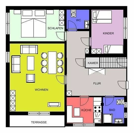 Ferienwohnung in Dahme - ... f&uuml;r die gro&szlig;e Familie (wei&szlig;es Haus EG) - Bild 8