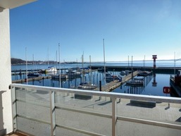 Apartment 3 - "Am Leuchtfeuer 3", Apartmenthaus Hafenspitze, Blickrichtung Strand/offene See