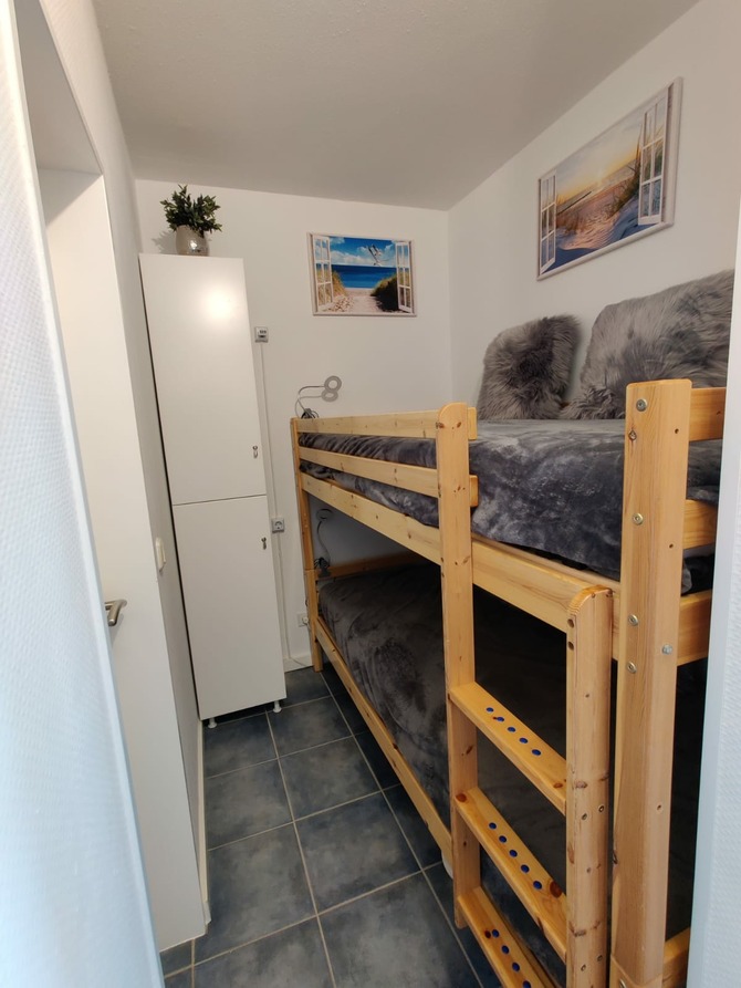 Appartement in Fehmarn OT Burgtiefe - Kleine Oase I - Nische mit Hochbett
