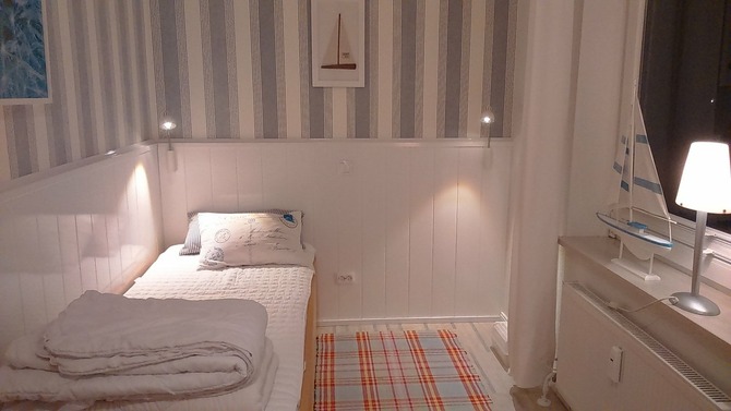 Ferienwohnung in Fehmarn OT Staberdorf - Wohnung am Meer - Schlafzimmer 2- Stapelbett