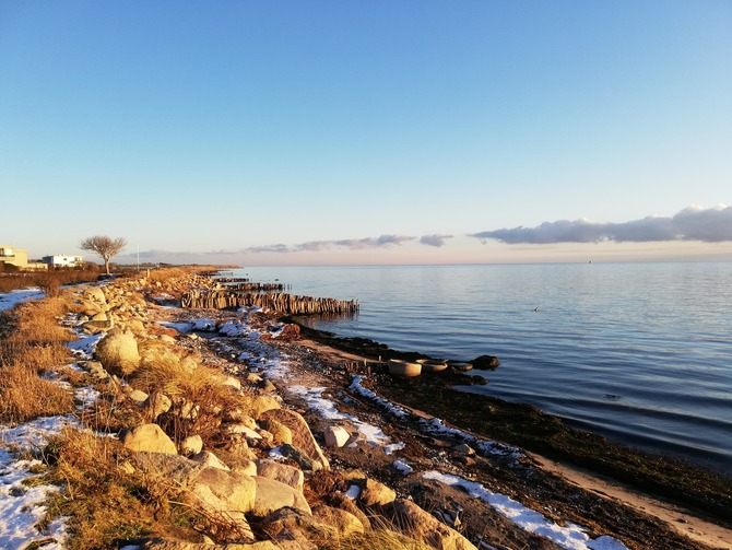 Ferienwohnung in Fehmarn OT Staberdorf - Wohnung am Meer - Winter am Naturstrand mit FeWo