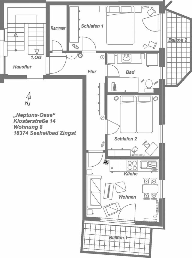 Ferienwohnung in Zingst - Neptuns-Oase - Bild 3