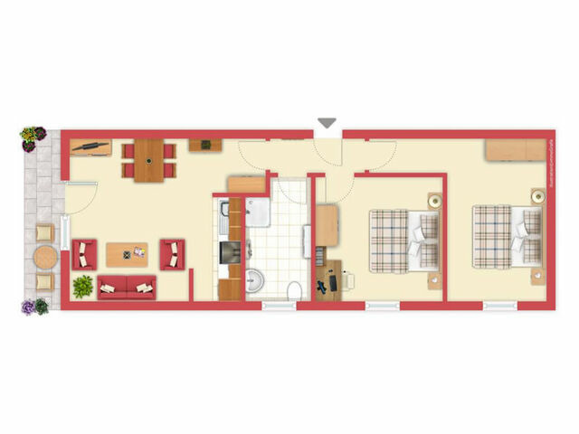 Ferienwohnung in Dahme - Zur sch&ouml;nen Aussicht - FW 15 - Bild 14