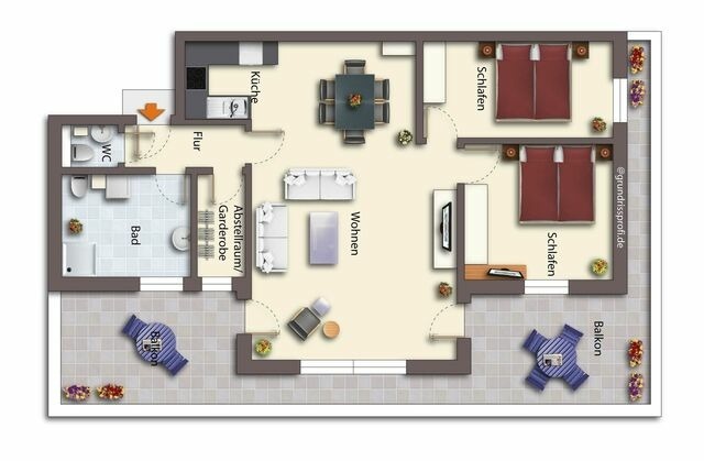 Ferienwohnung in Seebad Heringsdorf - (Brise) Haus Maxim App. 11 - Bild 23