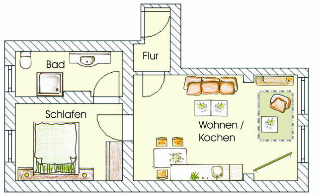 Ferienwohnung in Seebad Bansin - (Brise) Villa Berty App. 04 - Bild 11