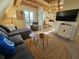 Ferienwohnung in Dahme - K&uuml;stengl&uuml;ck 3: Modernes Maisonette-Apartment mit Meerblick & Kickerspa&szlig; - 200m zum Strand & B&auml;cker. - Bild 1