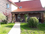 Ferienwohnung in Koserow - Ferienwohnung "STELLA" - Aussenansicht mit Terrasse