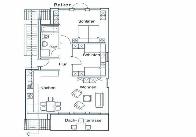 Ferienwohnung in Bansin - Villa Sonnengl&uuml;ck, App. 30 - Bild 12