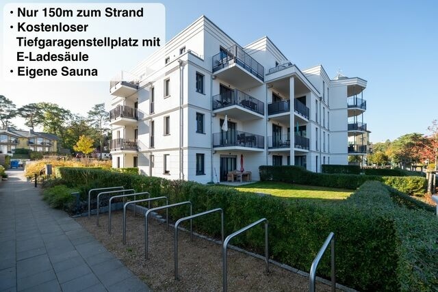 Ferienwohnung in Baabe - Ferienwohnung Enzian - Sauna, E-Ladestation & 150m zum Strand - Bade- & Erlebniswelt t&auml;glich inklusive - Bild 2